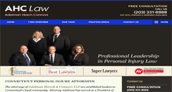 Desktop Screenshot of ahctriallaw.com