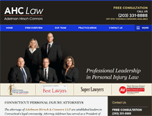 Tablet Screenshot of ahctriallaw.com